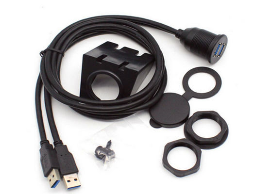 China Cor preta Cable de dados USB conveniente Componentes de montagem de descarga aplicada Marinha fornecedor