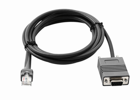 China Motorola Symbol Barcode Scanner Rs232 Cable Custom Length 1 Ohms Resistência do contador fornecedor