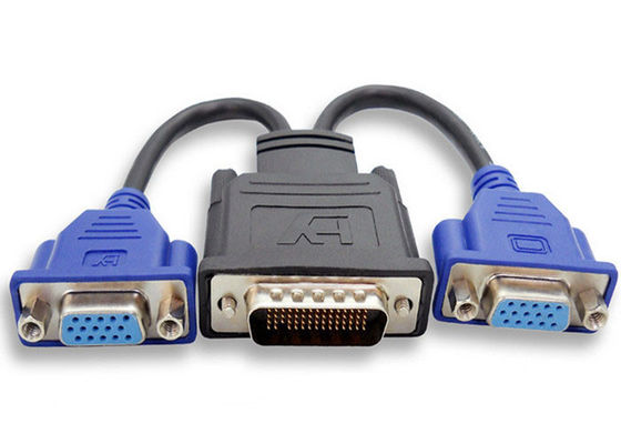 China DVI Splitter Cables Monitor Data Cable 59 PIN DVI Interface para cartão de vídeo fornecedor