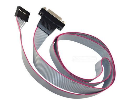 Baixa resistência ao contato Flat Ribbon Cable 15 PIN Female To 16P Header PCB Motherboard fornecedor