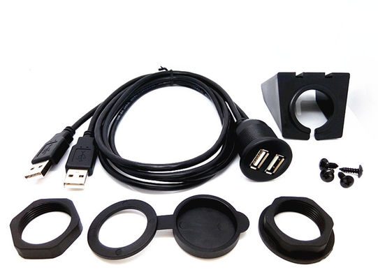 Cabo de Áudio para Carro com Transferência de Data USB Montagem Embutida Entrada Auxiliar Comprimento Personalizado fornecedor