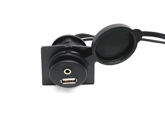 Cabo de Cobre Condutor usb e 3RCA Painel do Carro Cabo de Dados Usb Comprimento Personalizado Com Painel de Montagem fornecedor