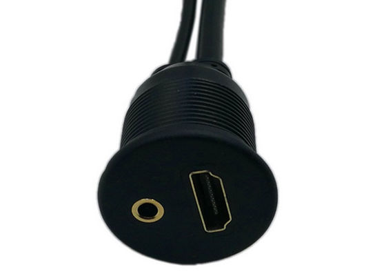 Instale facilmente o cabo de áudio do carro / Cabo de extensão USB fêmea Soquete resistente a UV fornecedor