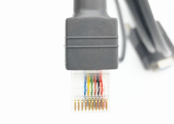 5M Símbolo enrolado de escaneador de códigos de barras Cabo RS232 DB9 PIN Conector feminino Uma extremidade fornecedor