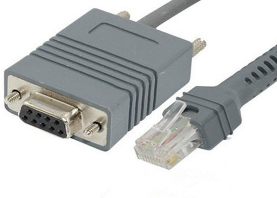Cabo de dados para computador de 20 pés, enrolado, Cba R03 C12par, para scanner de código de barras Symbol RS232 fornecedor