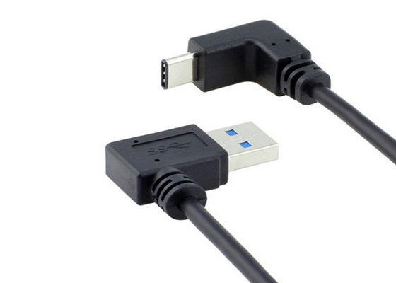 1 M Cabo USB 3.1 Angulado a 90 Graus, Material de Nylon Trançado Durável, Multicor fornecedor