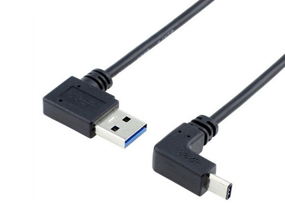 1 M Cabo USB 3.1 Angulado a 90 Graus, Material de Nylon Trançado Durável, Multicor fornecedor