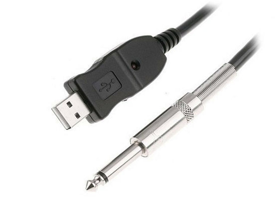 Cabo de baixo de guitarra / cabo de ligação USB Plug And Play Não é necessária instalação de driver fornecedor