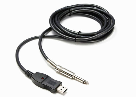 Cabo de baixo de guitarra / cabo de ligação USB Plug And Play Não é necessária instalação de driver fornecedor