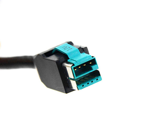 Cabo de alimentação USB para sistema POS 6,8MM OD 12V USB alimentado, extremidade do cabo do lado do host fornecedor