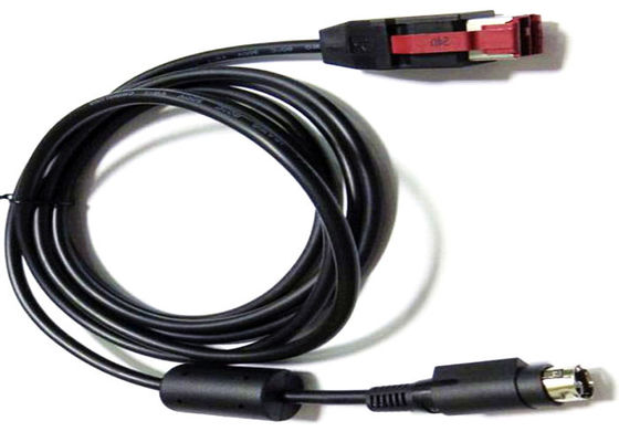 1 M 24 V Cable de impressora Epson 3 pin Din Conector masculino C Cor preta fornecedor