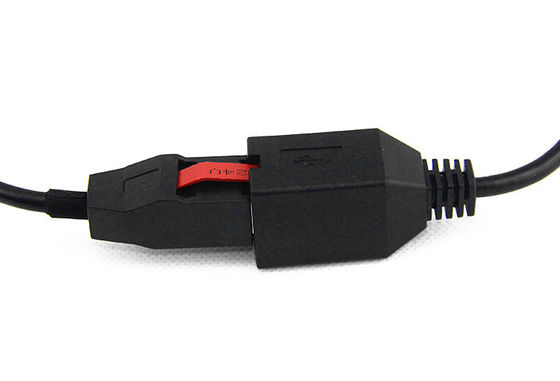 12 V Cable de alimentação USB Y / Mini USB Cable de extensão Preto Cor Para Sistema Pos fornecedor
