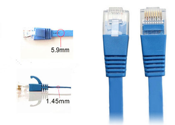 Flat Ethernet LAN Network Data Cable Material de isolamento de polietileno resistente a chamas fornecedor