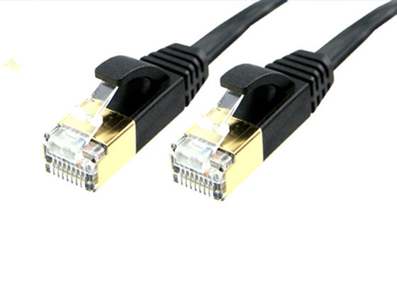 FTP STP Flat Cat6e Ethernet Cable / Patch Cord Cable comprimento e cor personalizados fornecedor