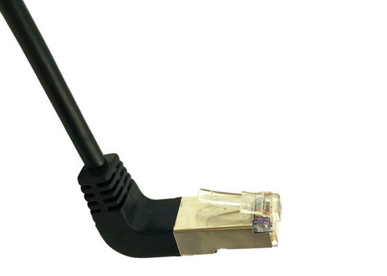Cabo de rede Ethernet de ângulo descendente com concentrador flexível, tipo cruzado fornecedor