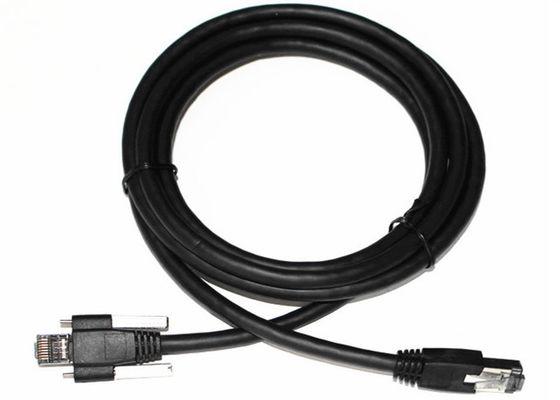 Gige Vision Shielded Ethernet Cable M2 Nickel Plated Screw Transmission High Speed fornecedor