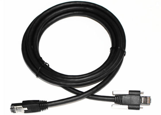 Gige Vision Shielded Ethernet Cable M2 Nickel Plated Screw Transmission High Speed fornecedor