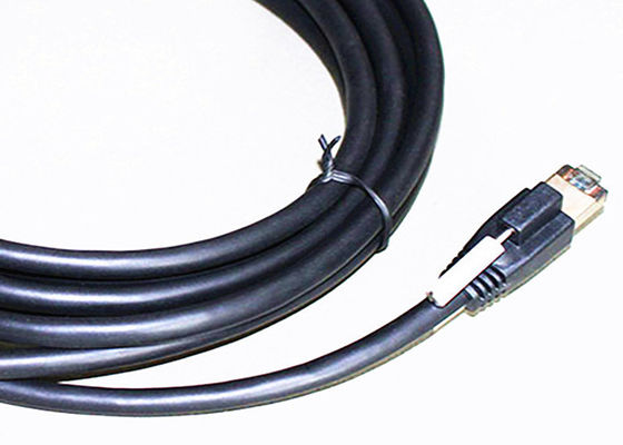Cabo Ethernet Gige Cat6 / Cabo Ethernet Plano Conector de Câmera Industrial Série fornecedor