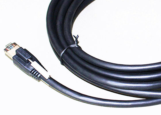 Cabo Ethernet Gige Cat6 / Cabo Ethernet Plano Conector de Câmera Industrial Série fornecedor