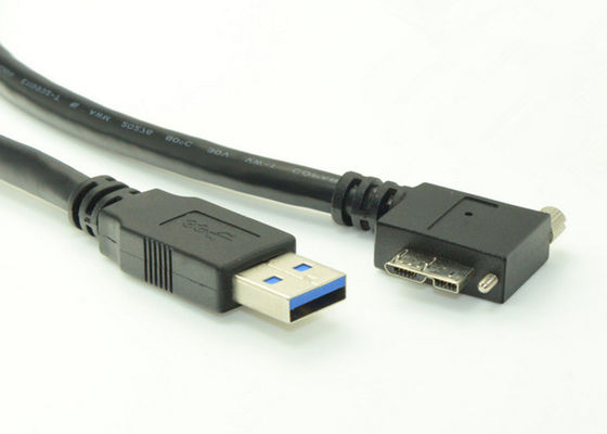 Industrial Basler Gige Camera Right Angle Micro USB Cable para D800 D800E D810 fornecedor