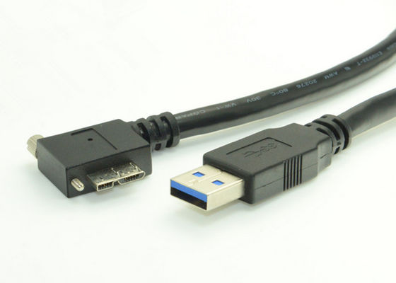 Industrial Basler Gige Camera Right Angle Micro USB Cable para D800 D800E D810 fornecedor