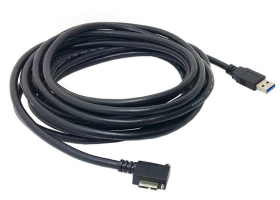 Industrial Basler Gige Camera Right Angle Micro USB Cable para D800 D800E D810 fornecedor