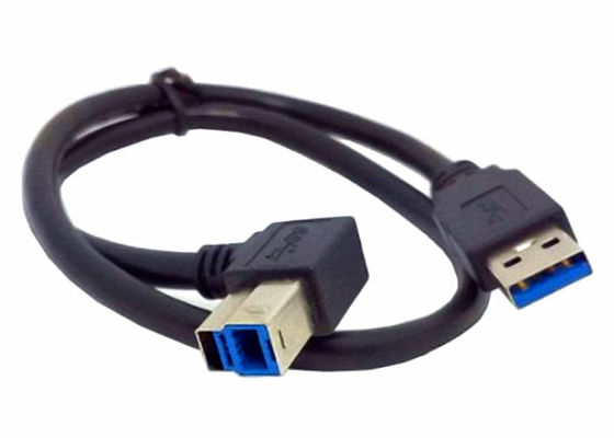 Cabo USB 3.0 para Câmera em Ângulo Reto Conector Banhado a Ouro 24K Blindagem de 6 Camadas fornecedor