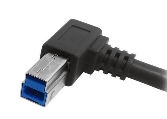 Cabo USB 3.0 para Câmera em Ângulo Reto Conector Banhado a Ouro 24K Blindagem de 6 Camadas fornecedor
