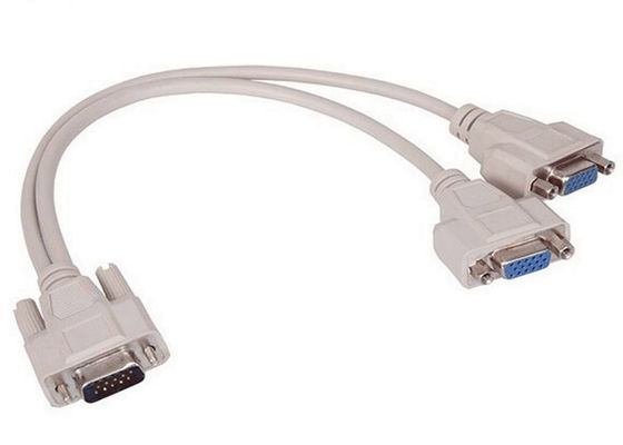 Cabo de Vídeo para Monitor Cor Bege Transmissão de Alta Fidelidade Isolamento HDPE fornecedor