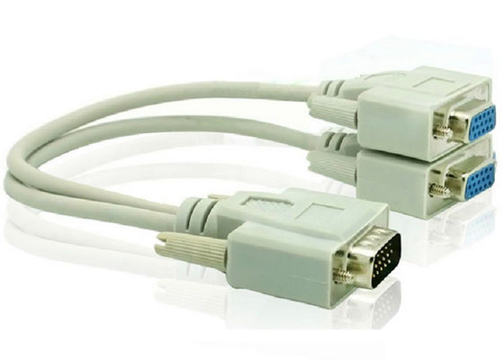 Cabo de Vídeo para Monitor Cor Bege Transmissão de Alta Fidelidade Isolamento HDPE fornecedor