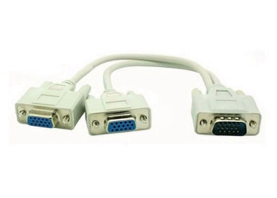 Cabo de Vídeo para Monitor Cor Bege Transmissão de Alta Fidelidade Isolamento HDPE fornecedor