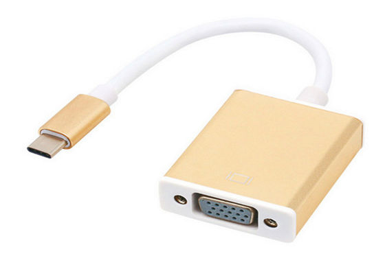 Cabo de Monitor Digital com Núcleo de Cobre Tipo C Macho e Conector VGA Fêmea fornecedor